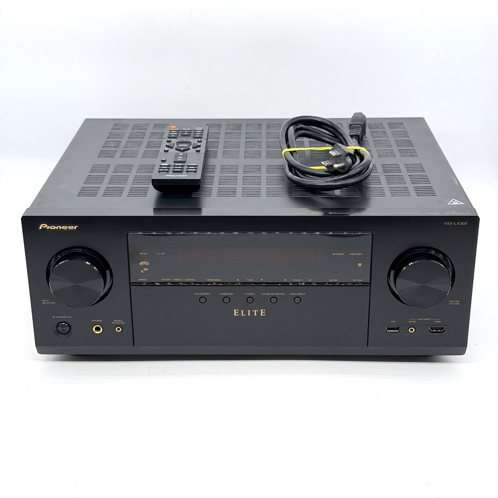 Pioneer Elite VSX-LX302 7.2 Channel Network AV Receiver Black Dolby Atmos DTS:X